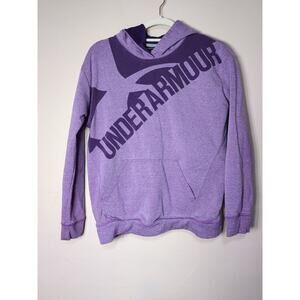 Under Armour Youth XL Pullover Hoodie Outdoor School Purple (497)